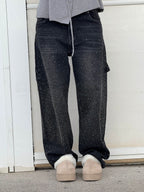 Inés | Jeans Balloon con Brillo