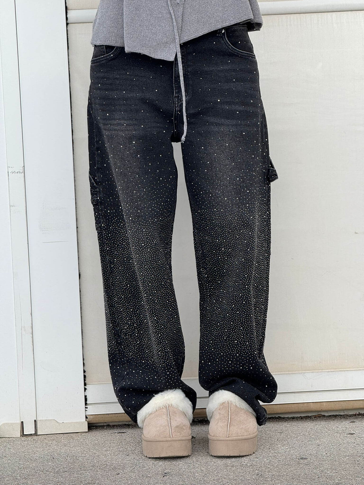 Inés | Jeans Balloon con Brillo
