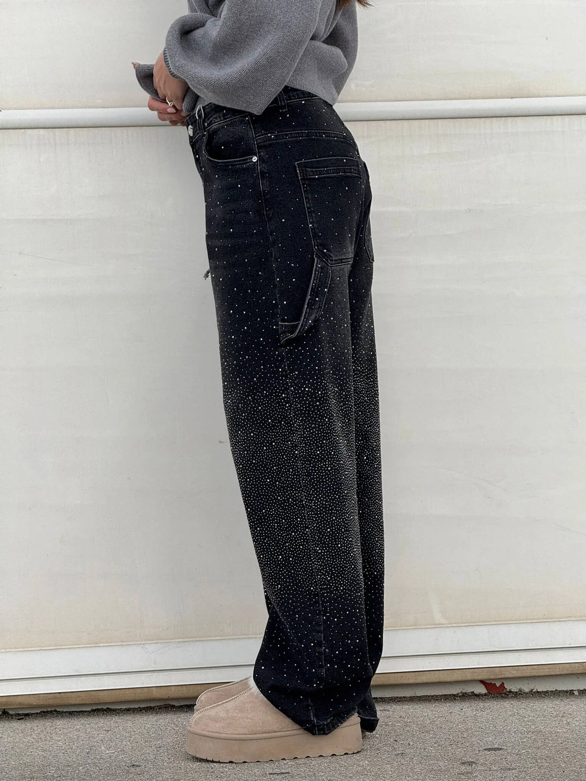 Inés | Jeans Balloon con Brillo