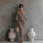 Vestido Largo · Gris