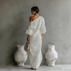 Vestido Largo · Gris