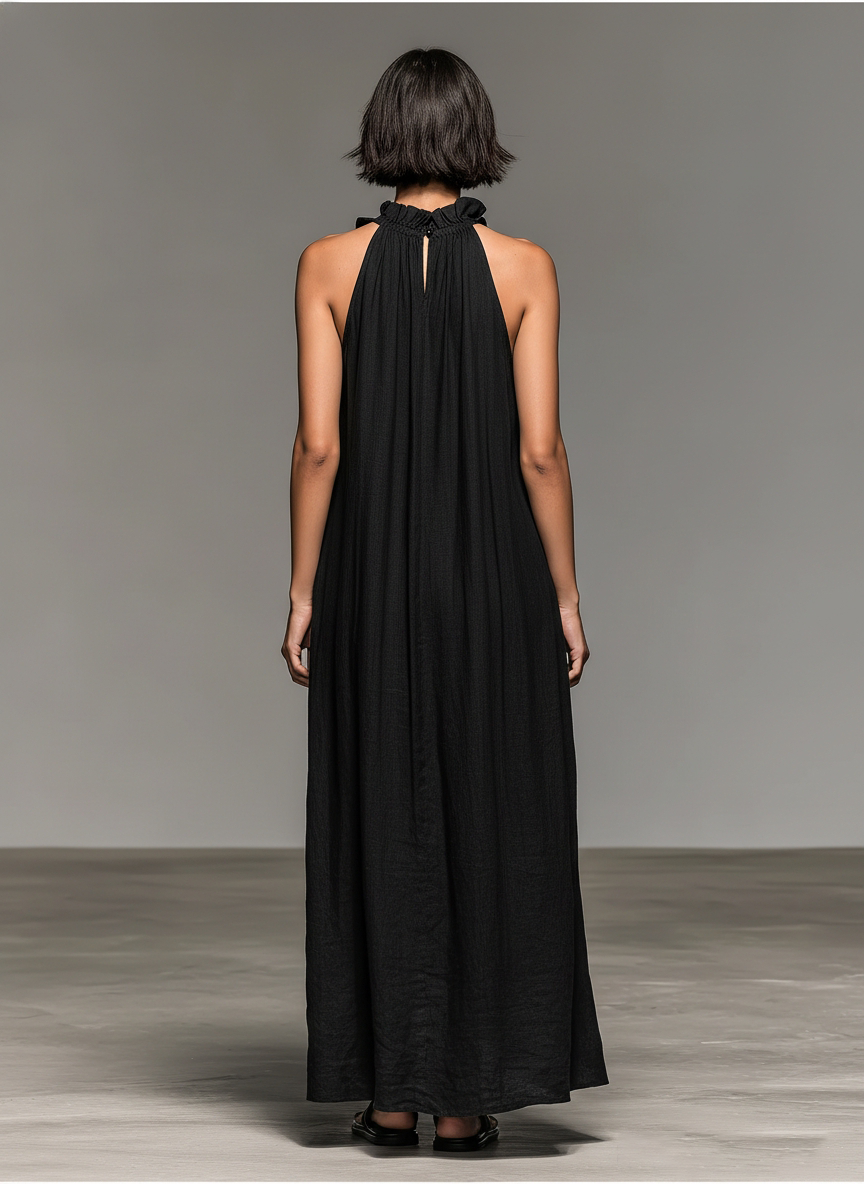 Lua | Vestido longue avec poches