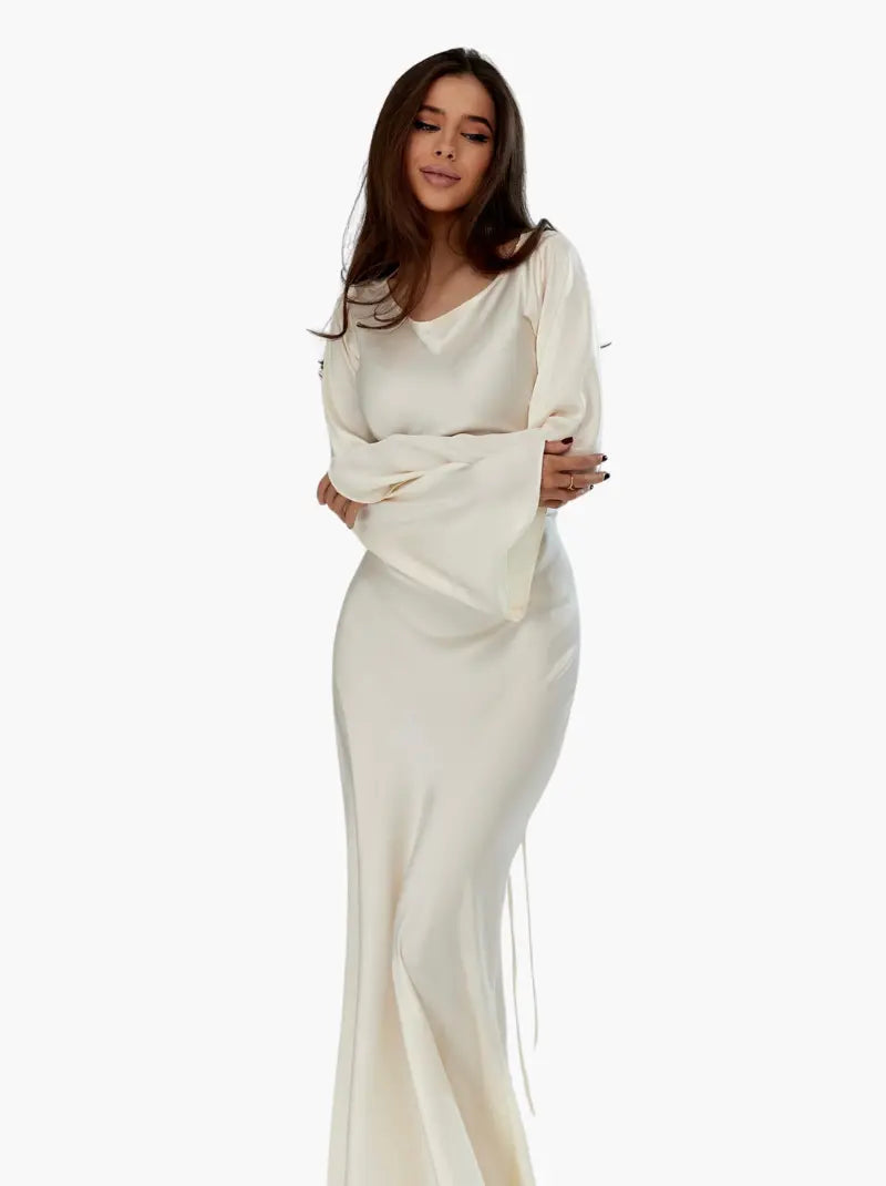 Vestido Largo · Marfil