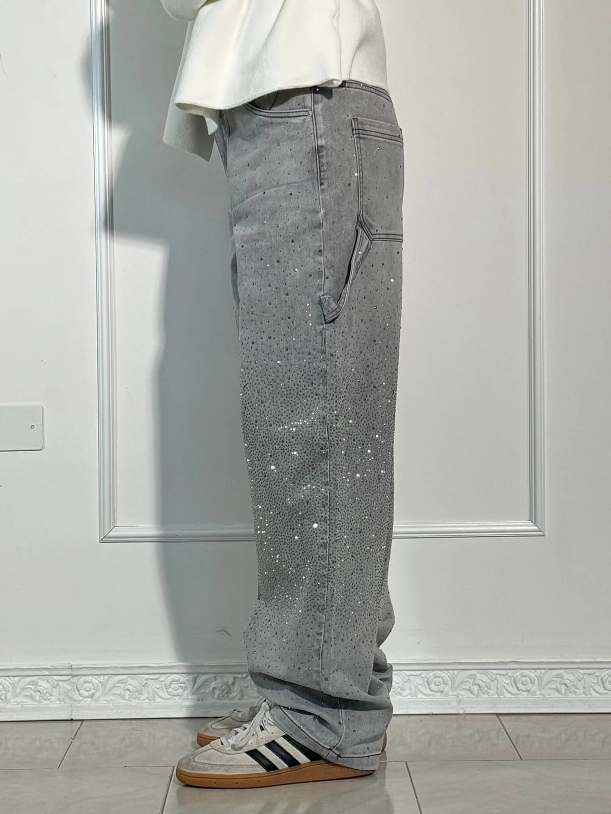 Inés | Jeans Balloon con Brillo