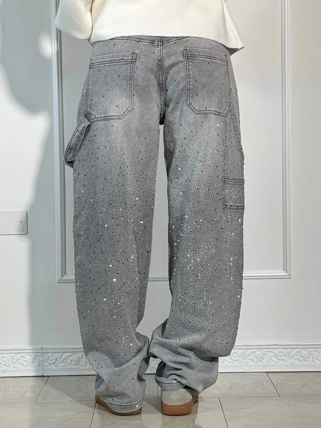 Inés | Jeans Balloon con Brillo
