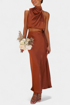 Hanna | Conjunto Halter con Falda
