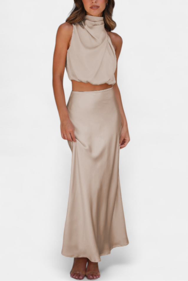 Hanna | Conjunto Halter con Falda