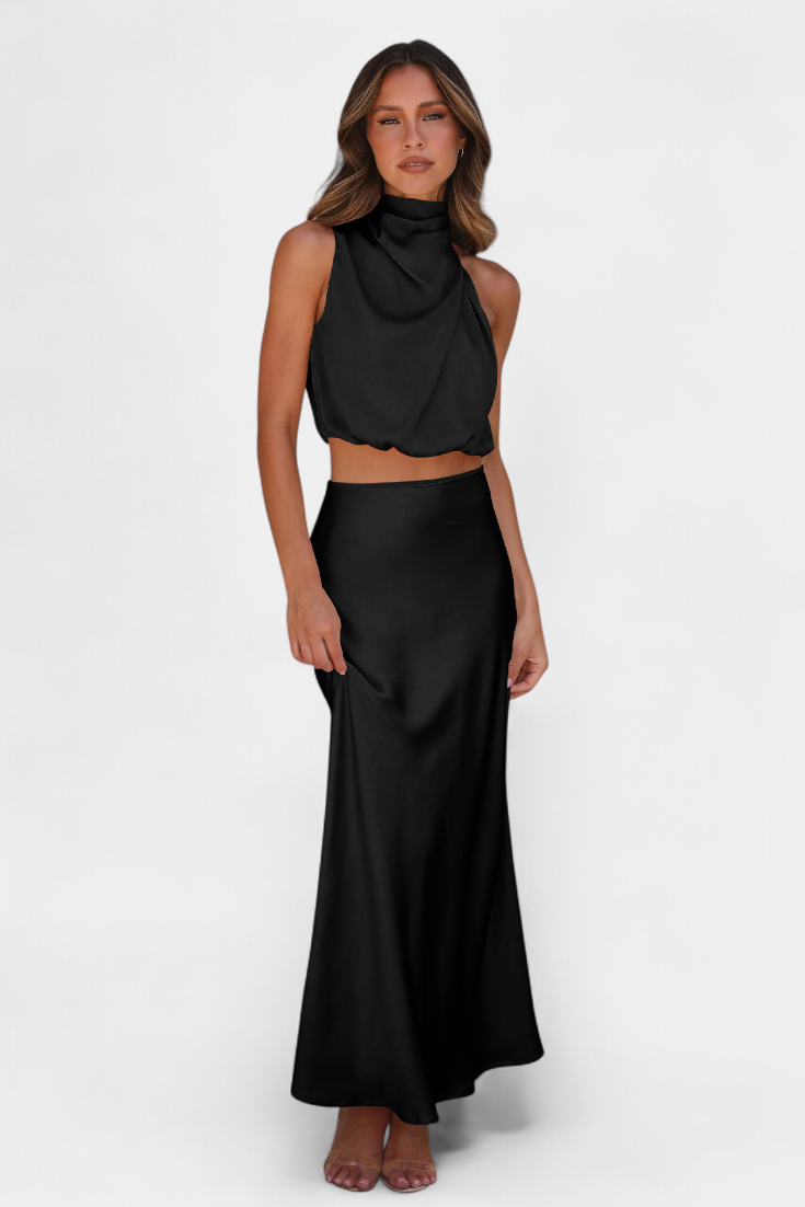 Hanna | Conjunto Halter con Falda
