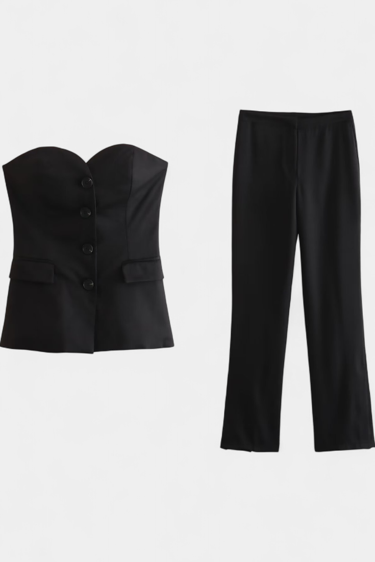Paesha | Conjunto de Pierna Ancha
