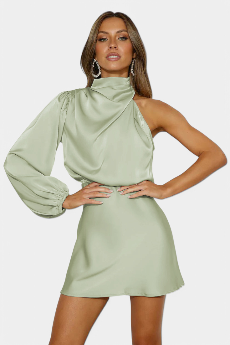 Mara | Vestido Mini Asimétrico