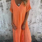Vestido Largo · Lino Oversize