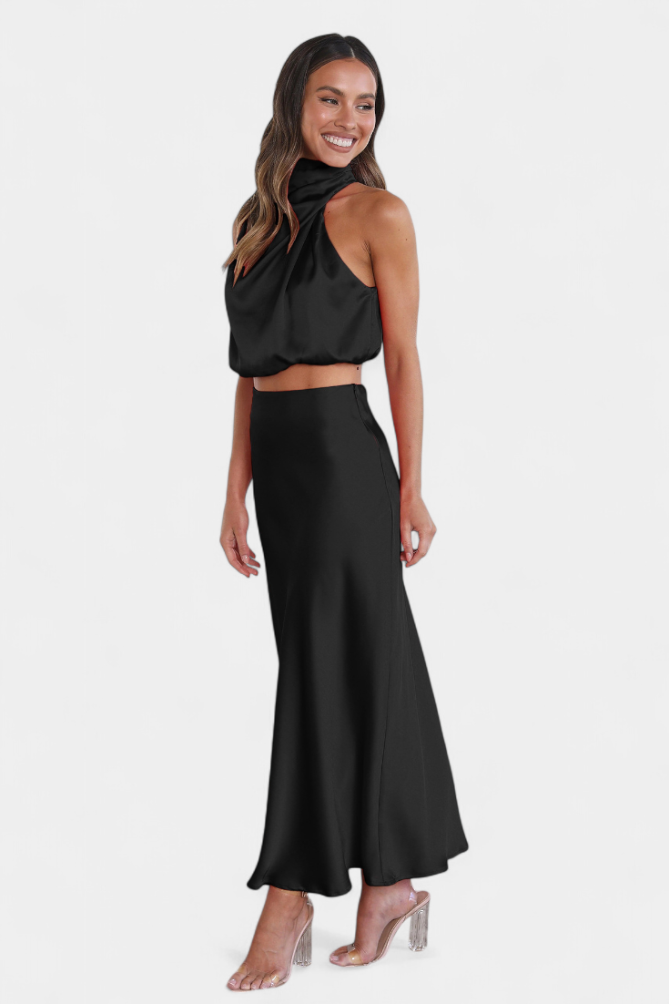 Hanna | Conjunto Halter con Falda