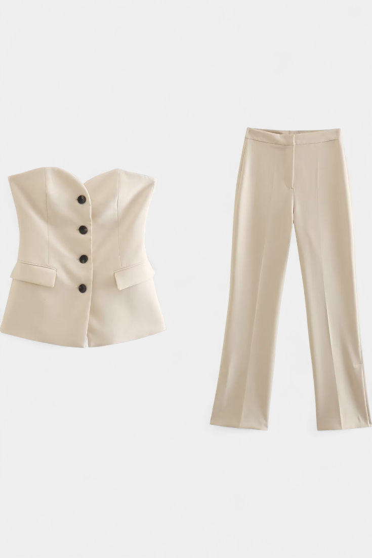 Paesha | Conjunto de Pierna Ancha