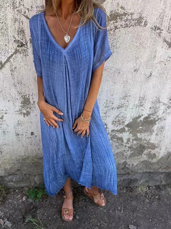 Vestido Largo · Lino Oversize