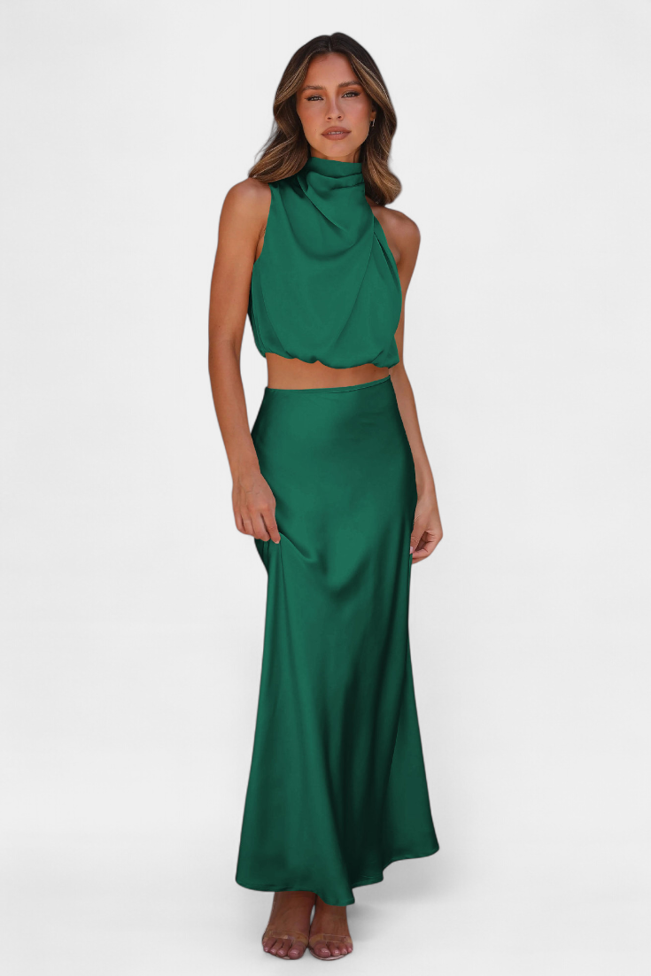 Hanna | Conjunto Halter con Falda