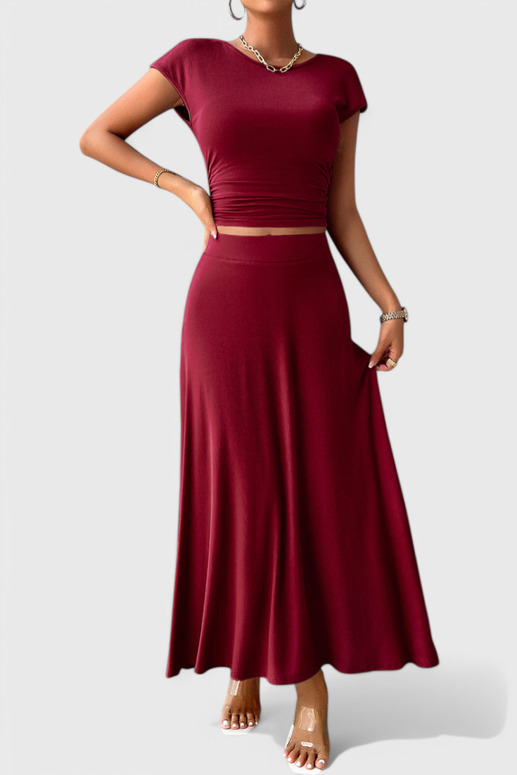 Anastasia | Conjunto de Top y Falda