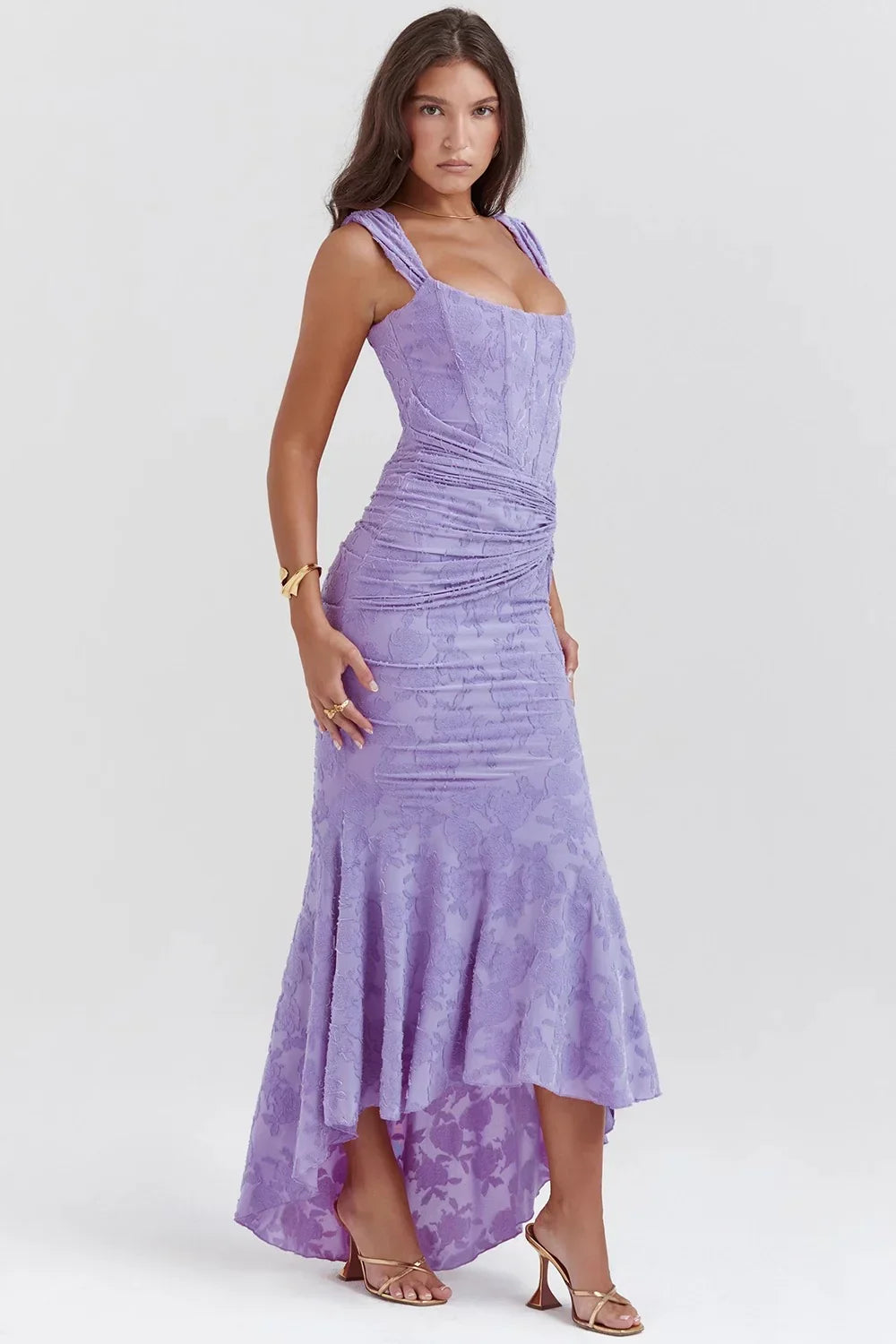 Vestido Largo · Azul Claro