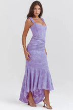 Vestido Largo · Azul Claro