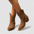 Darcy | Botines western brodées