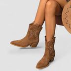Darcy | Botines western brodées