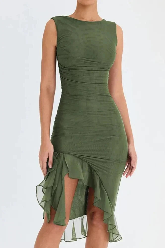 Vestido · Volantes