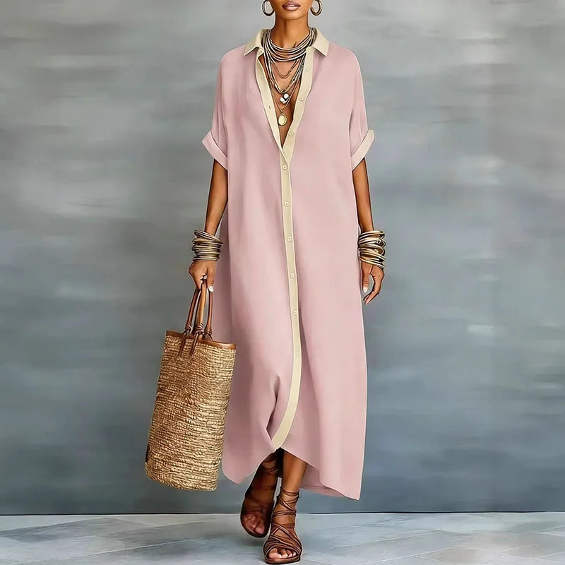 Vestido Camisero · Rojo