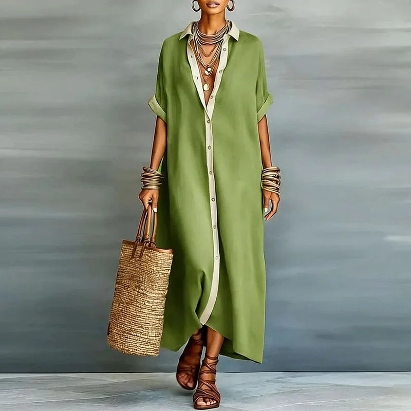 Vestido Camisero · Rojo