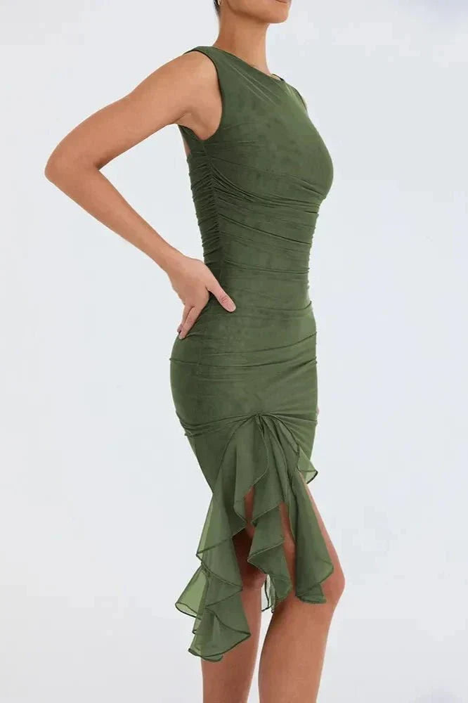 Vestido · Volantes