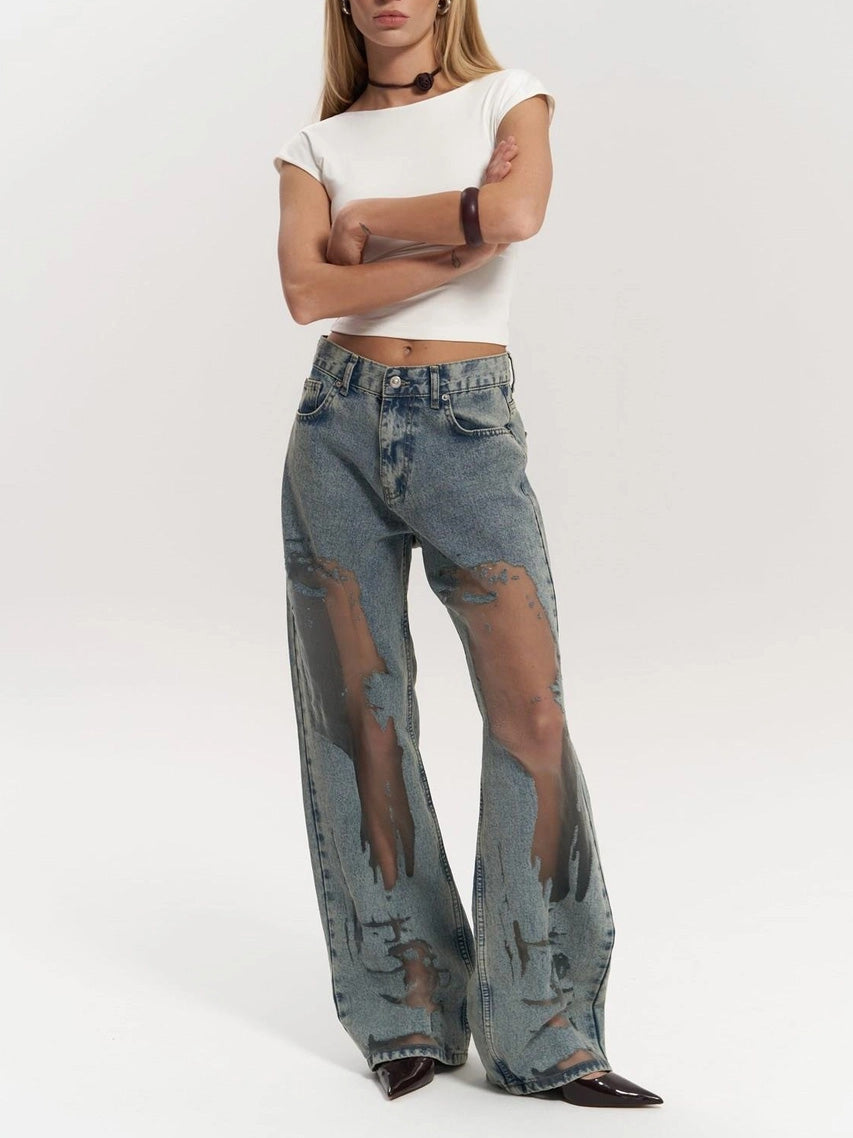 Alma | Jeans con Transparencias