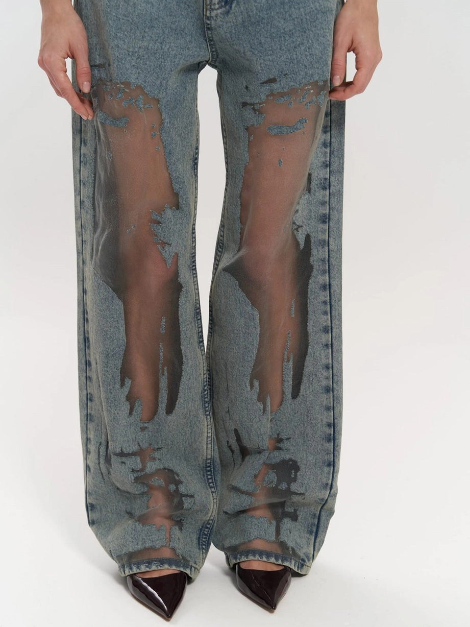 Alma | Jeans con Transparencias