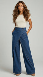 Daria | Jeans Wide Leg Cruzado
