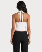 Adele | Top Halter Estructurado