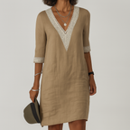 Vestido · Blanco Lino
