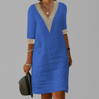 Vestido · Blanco Lino