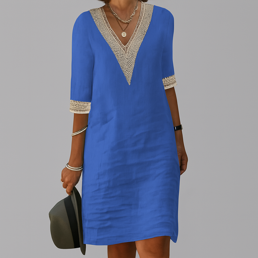 Vestido · Blanco Lino
