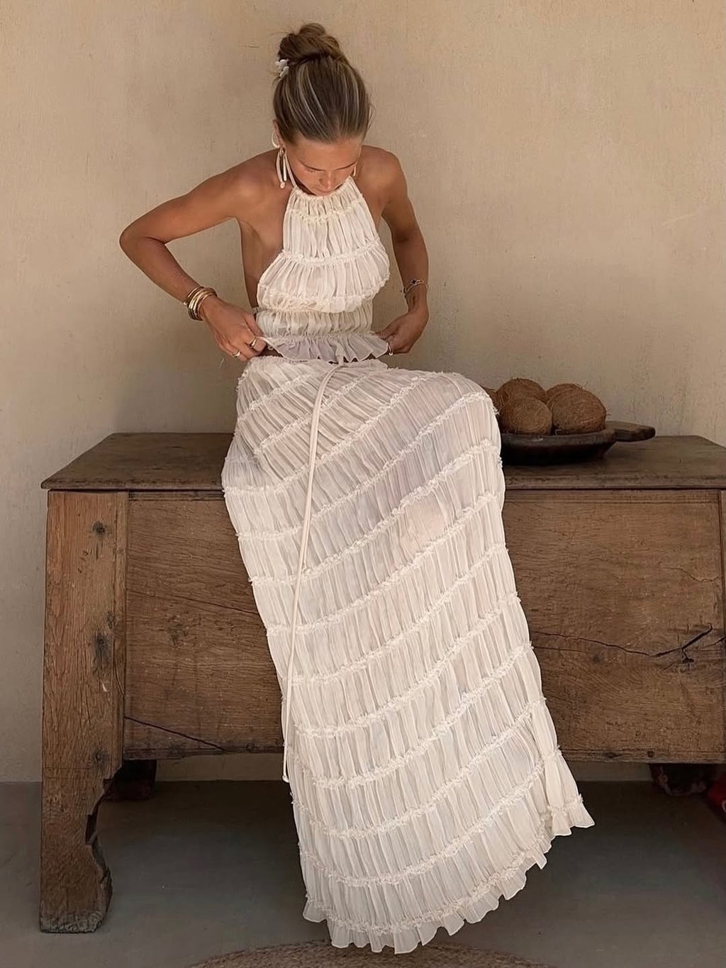 Conjunto · Marfil Volantes