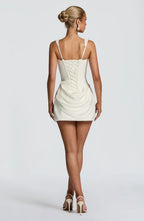 Vestido · Marrón Corsé