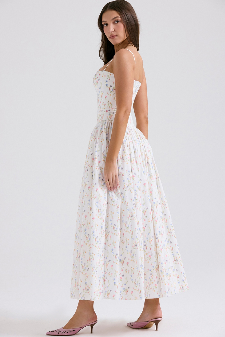 Vestido · Floral Palabra de Honor