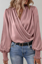 Quinn | Blusa Elegante con Escote en V