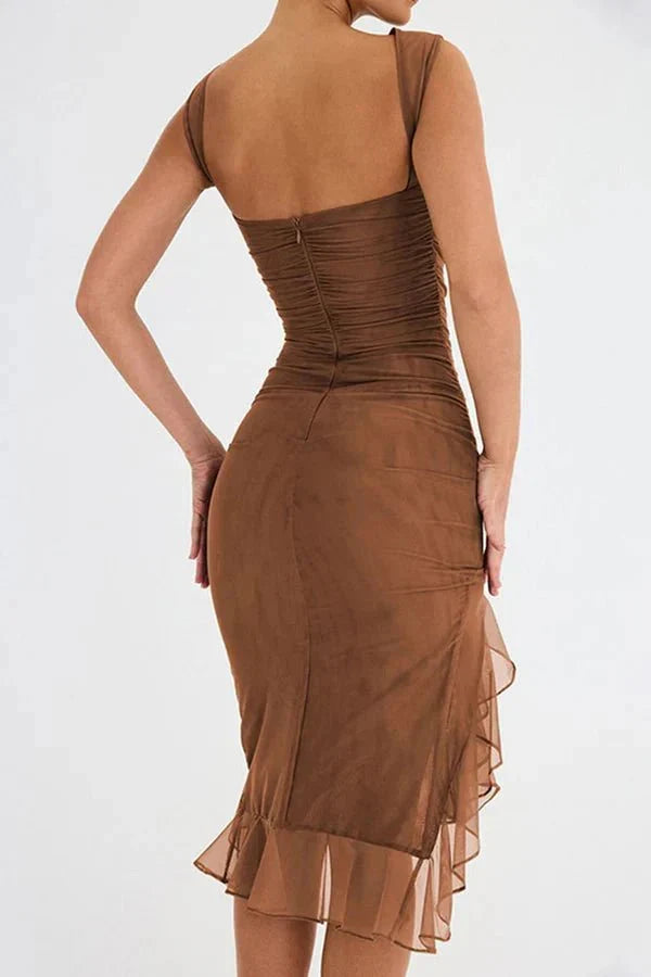 Vestido · Volantes