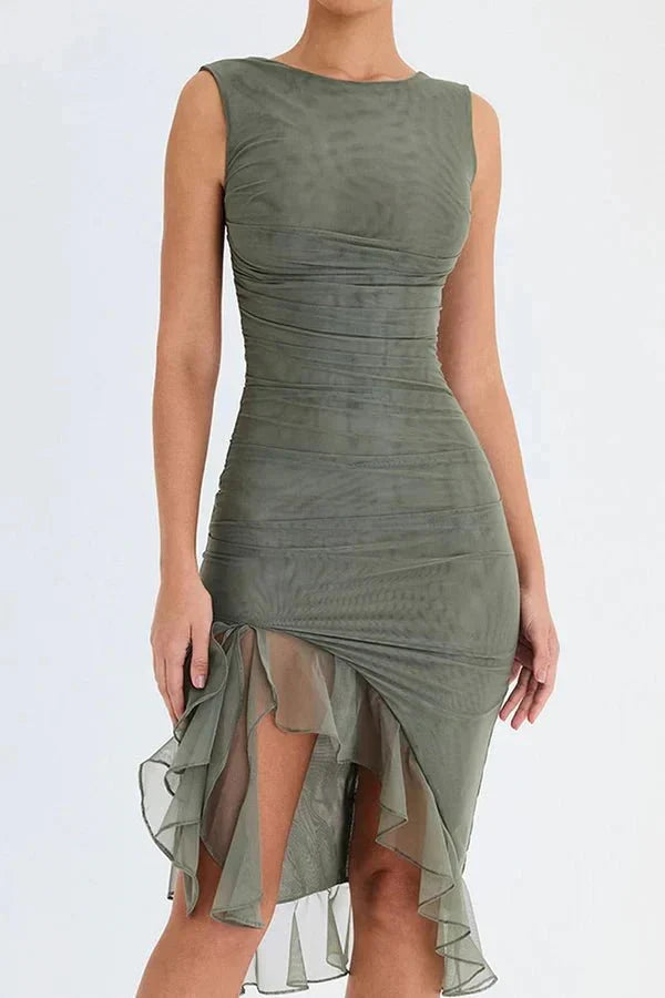 Vestido · Volantes