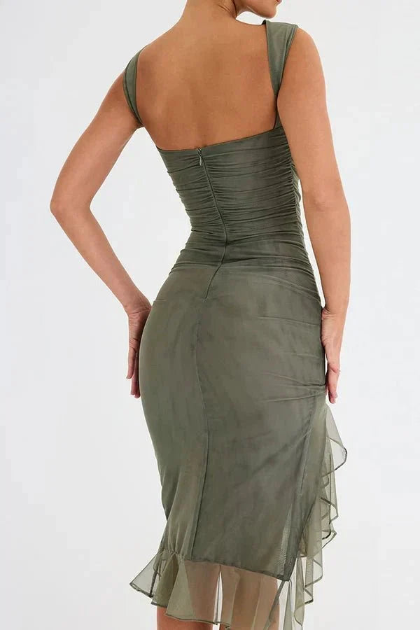 Vestido · Volantes