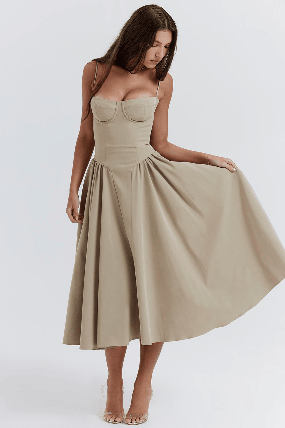 Vestido · Rojo Corsé
