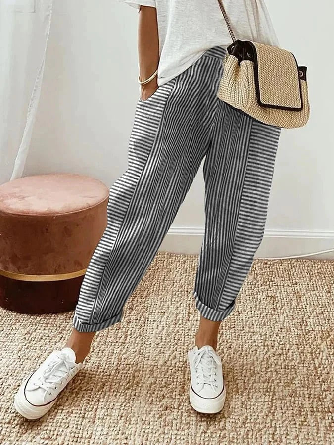 Pantalón · Rayas Pierna Ancha