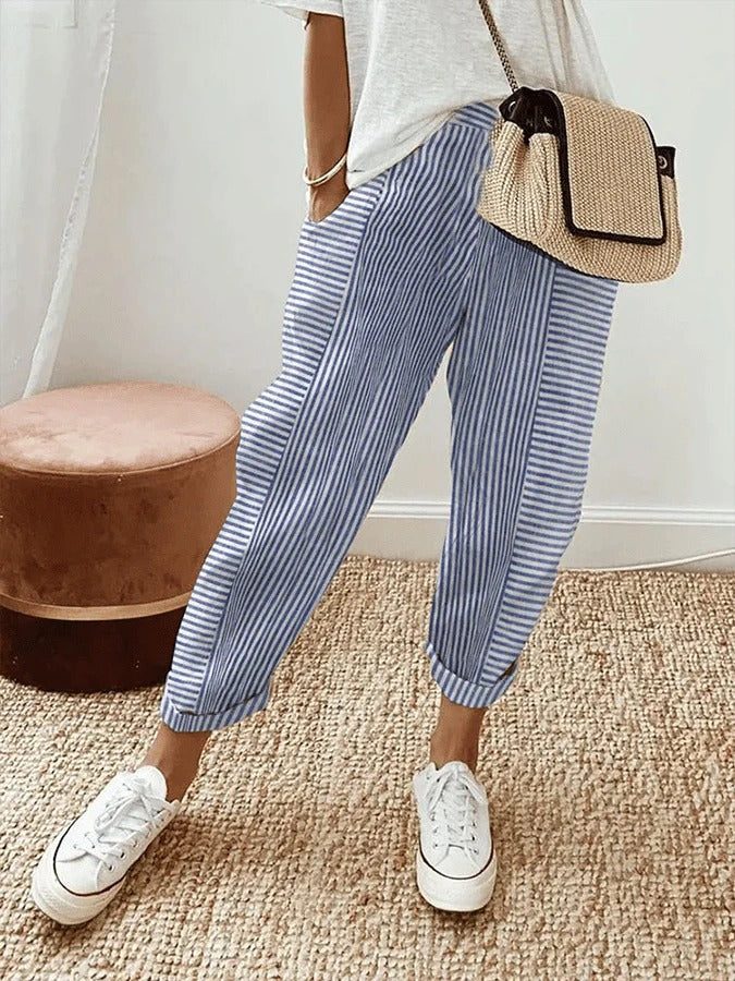 Pantalón · Rayas Pierna Ancha