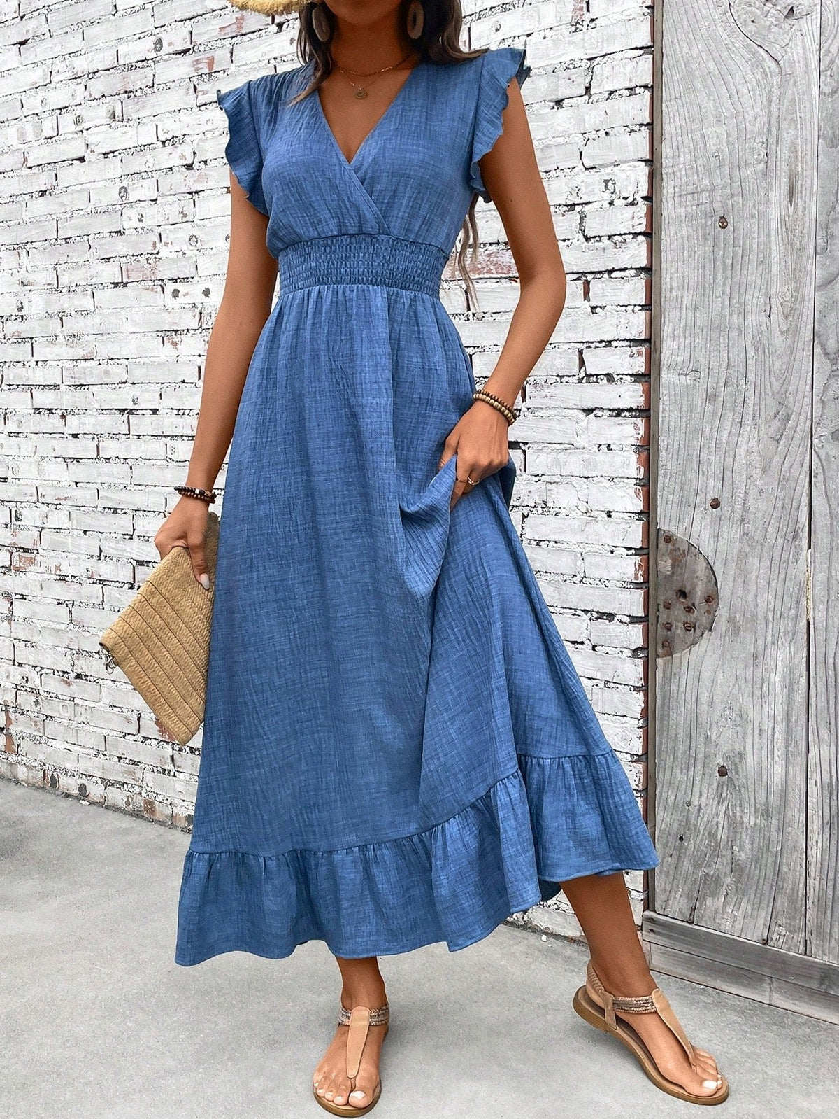 Vestido Largo · Volantes