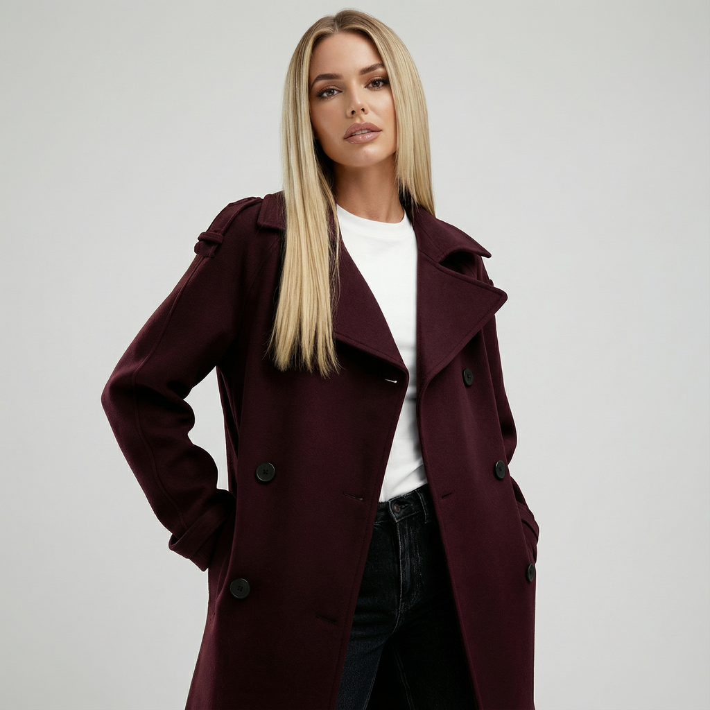 Florencia | Gabardina Burdeos