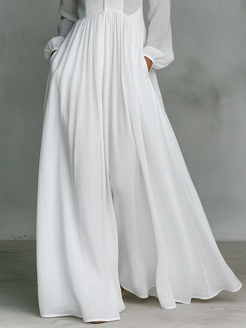 Vestido Camisero · Blanco