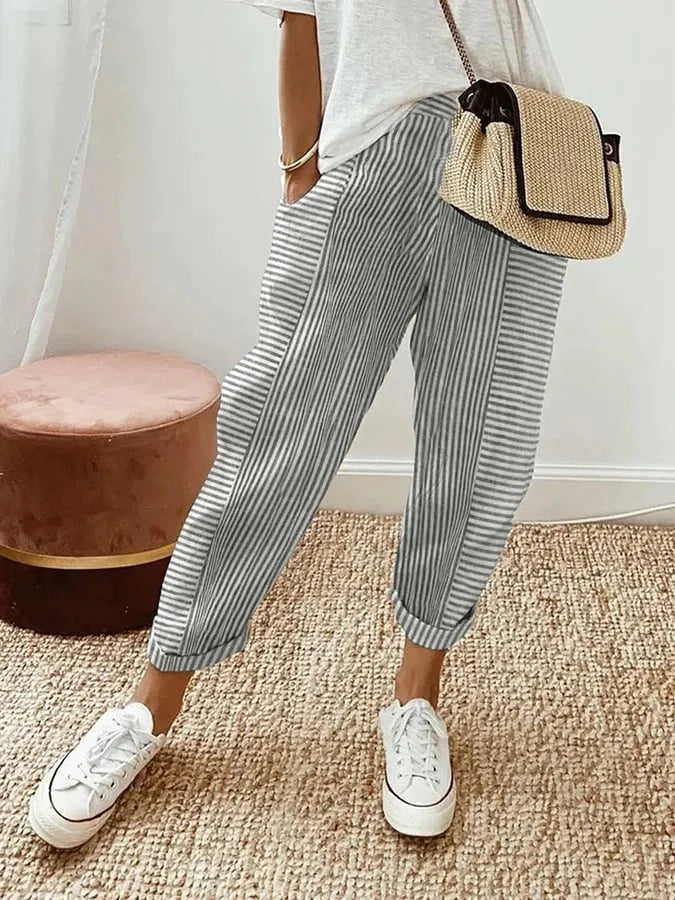 Pantalón · Rayas Pierna Ancha