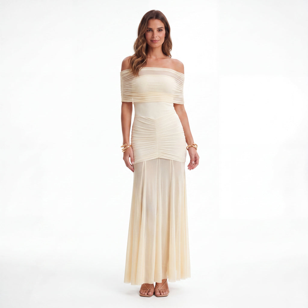 Alodia | Vestido Largo con Tul